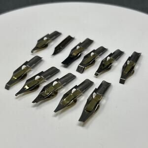 Vintage Lot Of 11 Speedball Pen Nibs Mixed Styles Hunt Calligraphy Roman Gothic